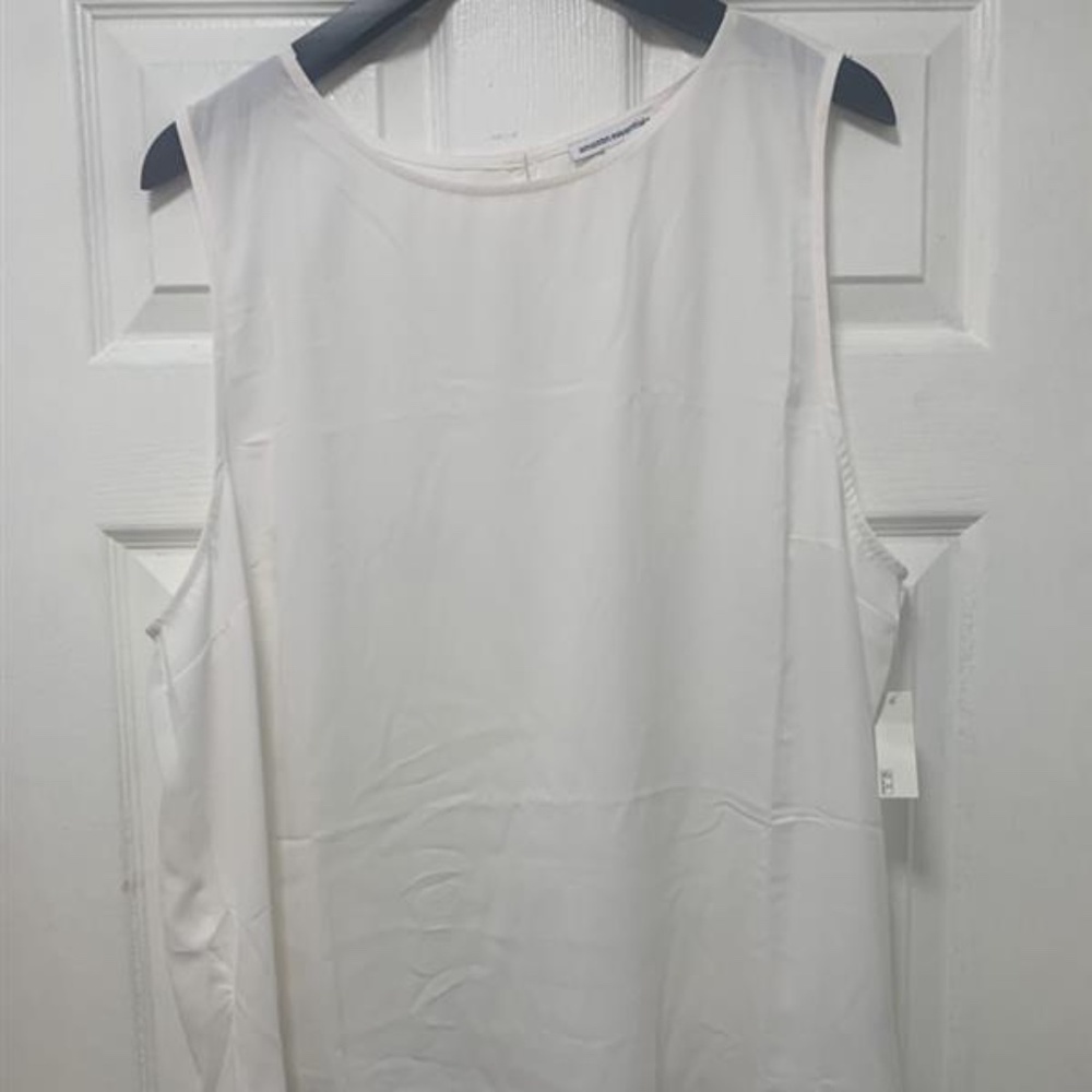Amazon Essentials Sleeveless Layering Tank Top Crew Neck - XXL Ivory